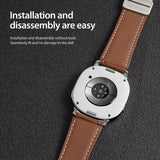 Dux Ducis Samsung Galaxy Watch 8/9 40/44mm/8 Classic 46mm Ranneke YA Series Ruskea
