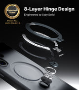 Torras Samsung Galaxy S26 Ultra Kuori Ostand Q3 Spin Obsidian Black