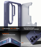 Torras Samsung Galaxy S26 Ultra Kuori Ostand Q3 Spin Violet Surge