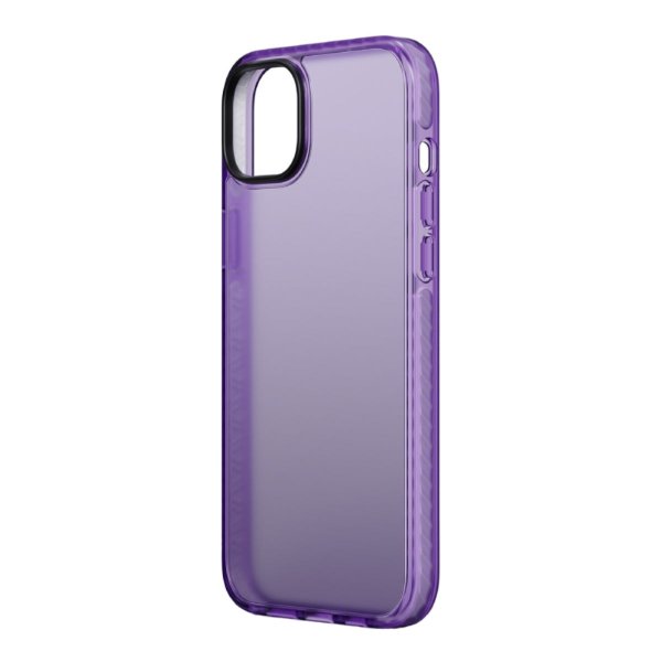 iPhone 15 Plus Suojakuori Iskunvaimennus TPU Violetti