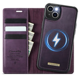 CaseMe iPhone 15 Kotelo C49 Series Violetti