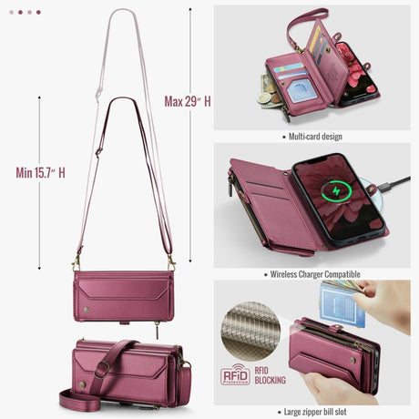 CaseMe iPhone 16e/iPhone 17e Kotelo C36 Series Punainen