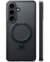Torras Samsung Galaxy S26 Kuori Ostand Q3 Spin Obsidianmusta