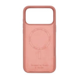 Rvelon iPhone 17 Pro Max Silikonikuori MagSafe Tummanpunainen