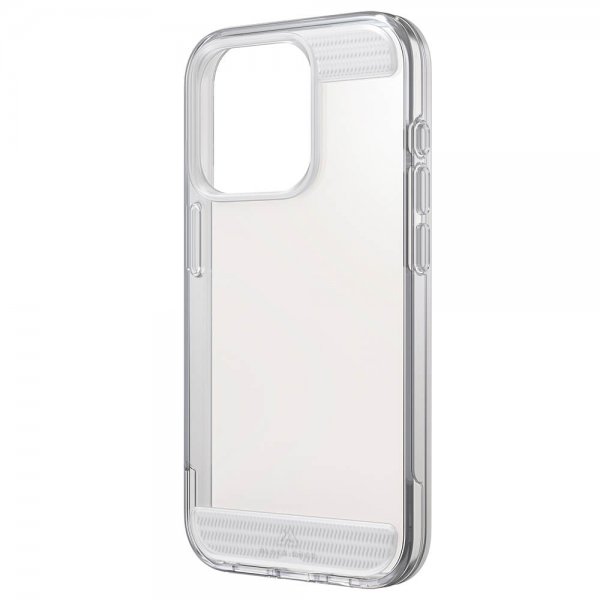 Black Rock iPhone 15 Pro -suojakuori Air Robust Case läpinäkyvä