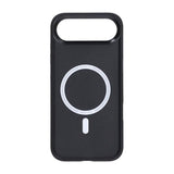 iPhone Air -suojakuori tekonahkaa MagSafe, musta
