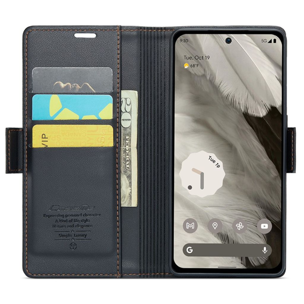 CaseMe Google Pixel 8 Kotelo 023 Series Musta