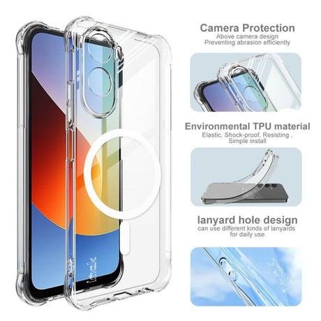 Lc.Imeeke Xiaomi Redmi A7 Pro Kotelo Airbag MagSafe Kirkas