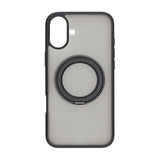iPhone 16 Plus Kuori, pyörivä MagSafe-jalusta, musta