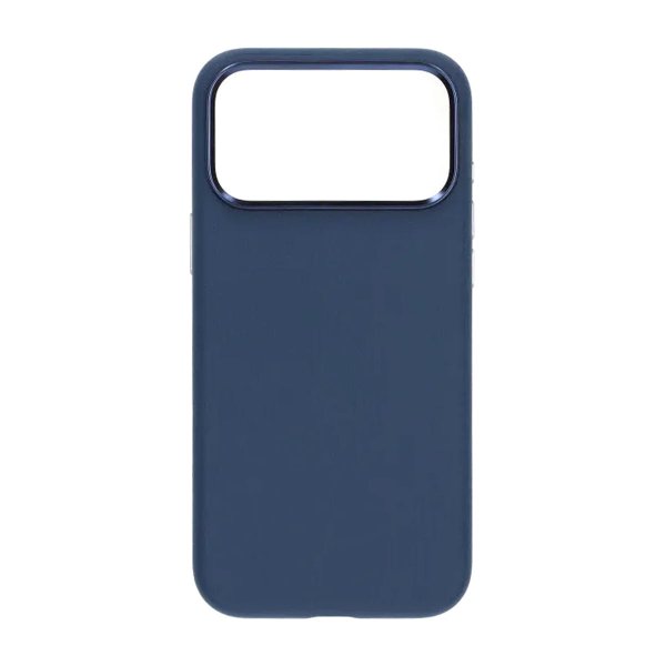 iPhone 17 Pro -kotelo, keinonahkaa, MagSafe, sininen