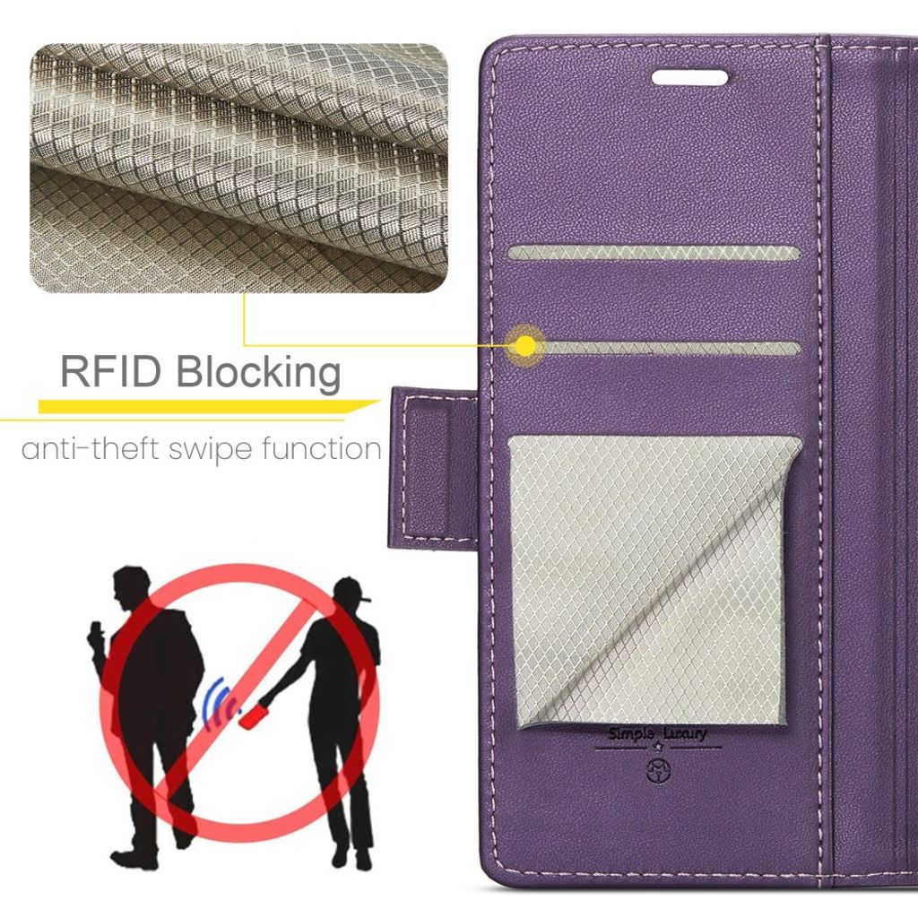 CaseMe Samsung Galaxy S24 Ultra Kotelo 023 Series Violetti