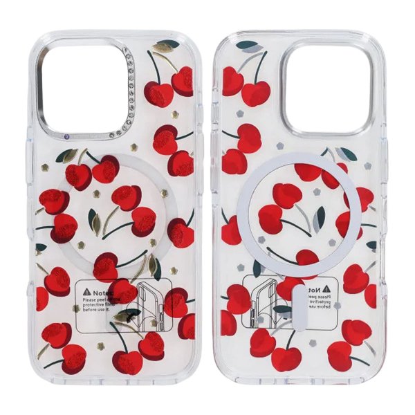 iPhone 16 Pro Kuori Kuvio MagSafe Kirsikka