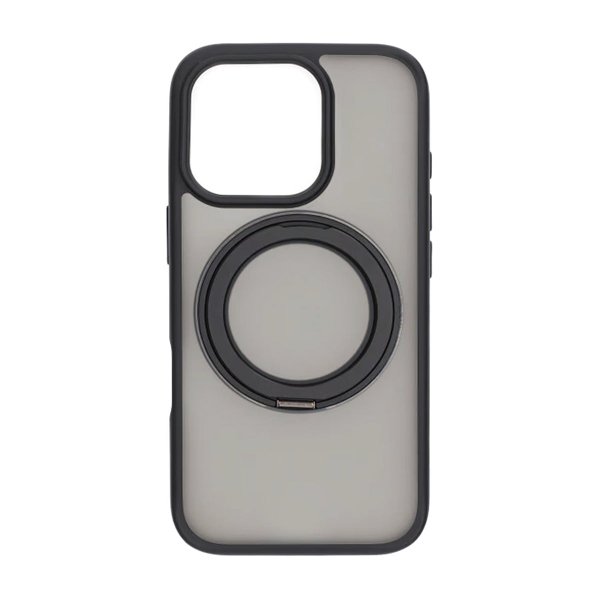 iPhone 16 Pro Kuori Kääntyvällä MagSafe-jalustalla, Musta