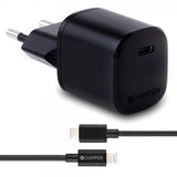 Champion Laturi ja kaapeli Pikalaturi USB-C–Lightning 20W Musta