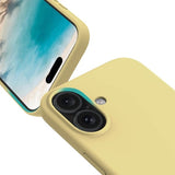 Rvelon iPhone 17 -kuori silikoni MagSafe keltainen