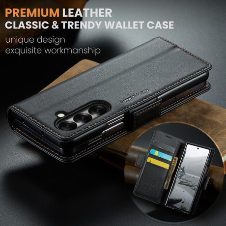 CaseMe Samsung Galaxy Z Fold 7 Kotelo 023 Series Musta