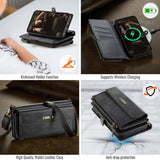 CaseMe iPhone 17 Pro Max/iPhone 18 Pro Max Kotelo C39 Series Musta