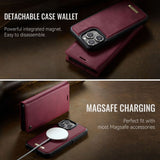 CaseMe iPhone 13 Pro Kotelo C49 Series Punainen