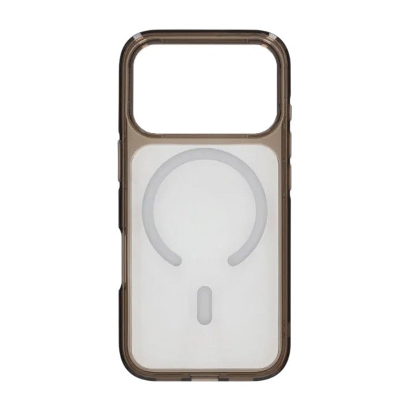 iPhone 17 Pro Max Kuori TPU MagSafe Musta Läpinäkyvä