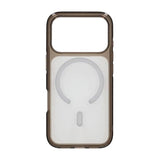 iPhone 17 Pro Max Kuori TPU MagSafe Musta Läpinäkyvä