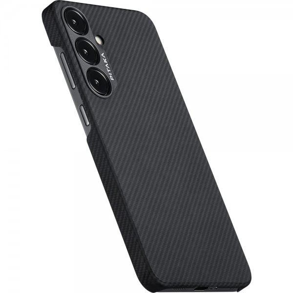 Pitaka Samsung Galaxy S24 Suojakuori MagEZ Case 4 Black/Grey Twill