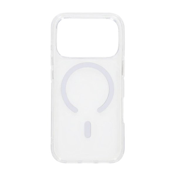 iPhone 17 Pro Max Kuori Läpinäkyvä MagSafe Valkoinen