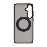 Samsung Galaxy S24 Plus Kuori Käännettävällä MagSafe Jalustalla Musta