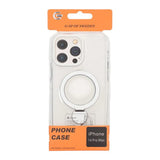 iPhone 14 Pro Max Suojakuori Sormusteline MagSafe Läpinäkyvä