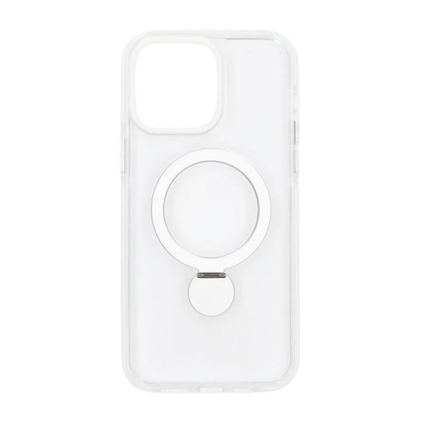 iPhone 15 Pro Max Kuori Sormusteline MagSafe Läpinäkyvä