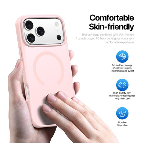 Dux Ducis iPhone 17 Pro Max/iPhone 18 Pro Max Kuori Yind Series MagSafe Vaaleanpunainen