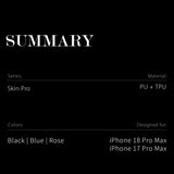 Dux Ducis iPhone 17 Pro Max/iPhone 18 Pro Max Kotelo Skin Pro Series Sininen