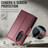 CaseMe Samsung Galaxy Z Fold 8 Kotelo 023 Series Punainen