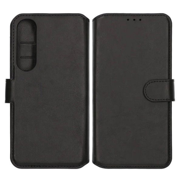 Rvelon Samsung Galaxy S25 Edge Kotelo 4 Korttipaikkaa Musta
