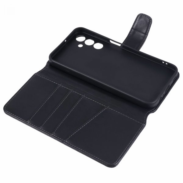 Nordic Covers Samsung Galaxy A15 Kotelo Essential Leather Raven Black