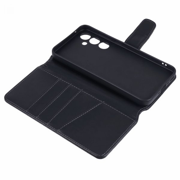 Nordic Covers Samsung Galaxy A35 -suojakotelo Essential Leather Raven Black