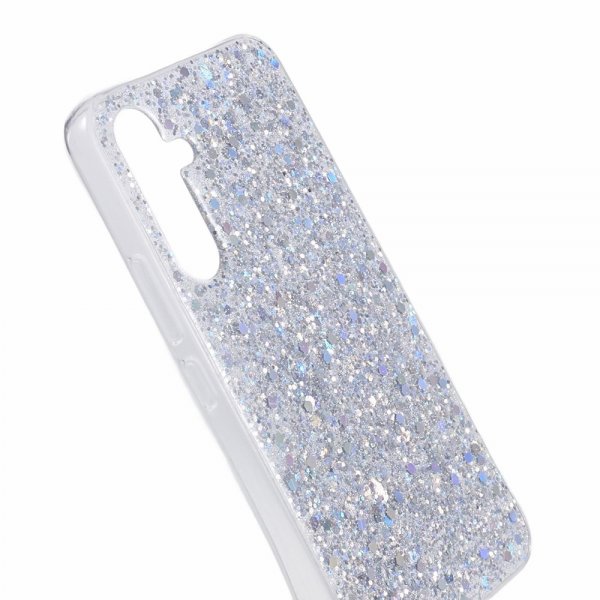 Nordic Covers Samsung Galaxy A55 Sparkle Series Stardust Silver -suojakuori