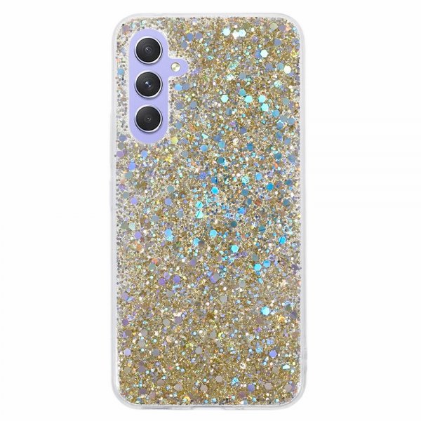 Nordic Covers Samsung Galaxy A55 Sparkle Series Citrine Gold -kuori