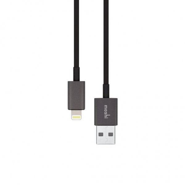 Moshi-latauskaapeli USB-A–Lightning 3m musta