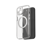 Moshi iPhone 15 -kuori iGlaze MagSafe Luna Silver