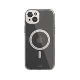 Moshi iPhone 15 Plus -suojakuori iGlaze MagSafe Luna Silver