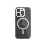 Moshi iPhone 15 Pro -suojakuori iGlaze MagSafe Luna Silver