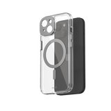 Moshi iPhone 15 -kuori iGlaze MagSafe, Meteorite Gray