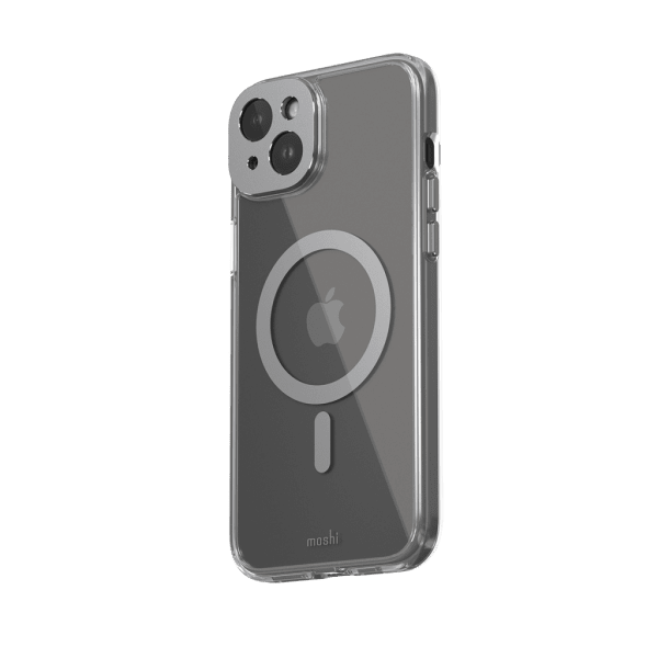 Moshi iPhone 15 Plus iGlaze MagSafe -suojakuori, Meteorite Grey
