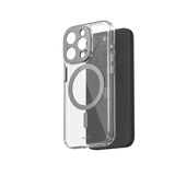 Moshi iPhone 15 Pro -suojakuori iGlaze MagSafe Meteorite Gray