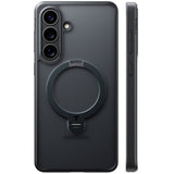 Torras Samsung Galaxy S26 Plus Kuori Ostand Q3 Spin Obsidianmusta