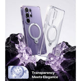 Torras Samsung Galaxy S26 Ultra Kuori Ostand Q3 Spin Kirkas