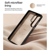 Torras Samsung Galaxy S26 Ultra Kuori Ostand Q3 Vegskin Obsidian Black