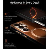 Torras Samsung Galaxy S26 Ultra Kuori Ostand Q3 Vegskin Amber Brown
