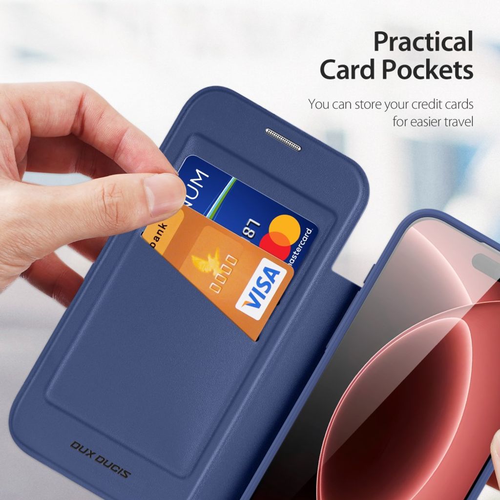 Dux Ducis iPhone 17 Pro Max/iPhone 18 Pro Max Kotelo Skin X Pro Series MagSafe Sininen