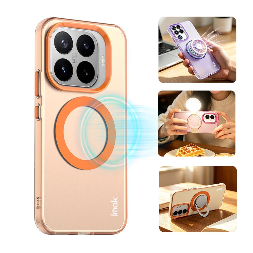 Imak Xiaomi 17T Kuori Candy Color MagSafe Oranssi